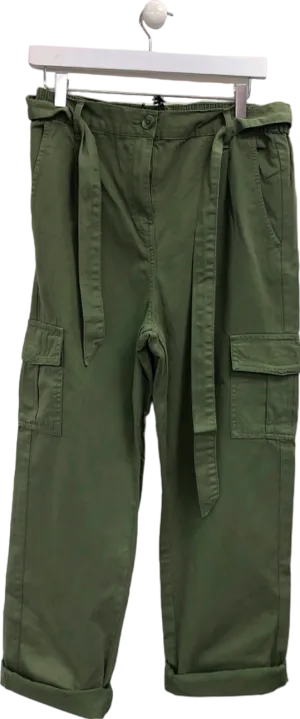 Threadbare Green Cargo Trousers UK 12