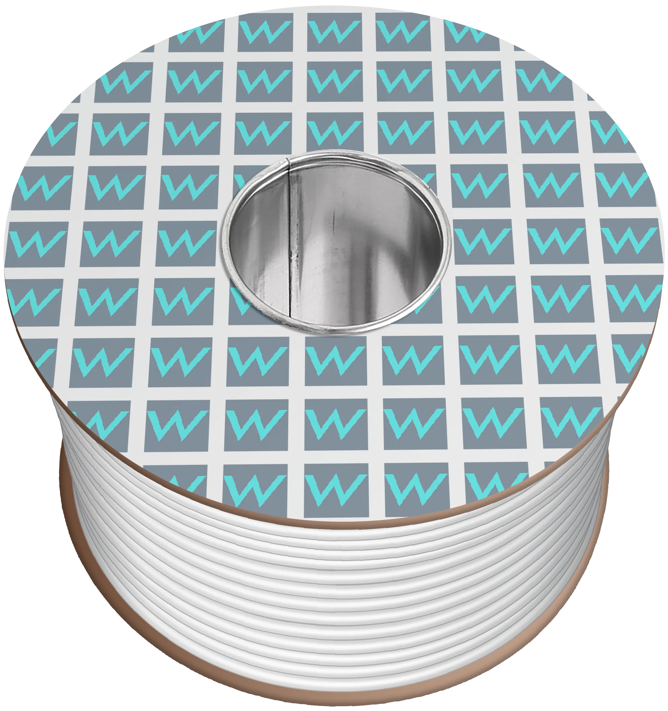 Time 3183TQ 3 Core Heat Resistant Butyl Flexible 0.75mm White Cable - 100M