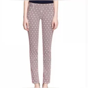 Tory Burch Kaine Geometric Patterned Straight leg Pants Women’s Size 27 EUC