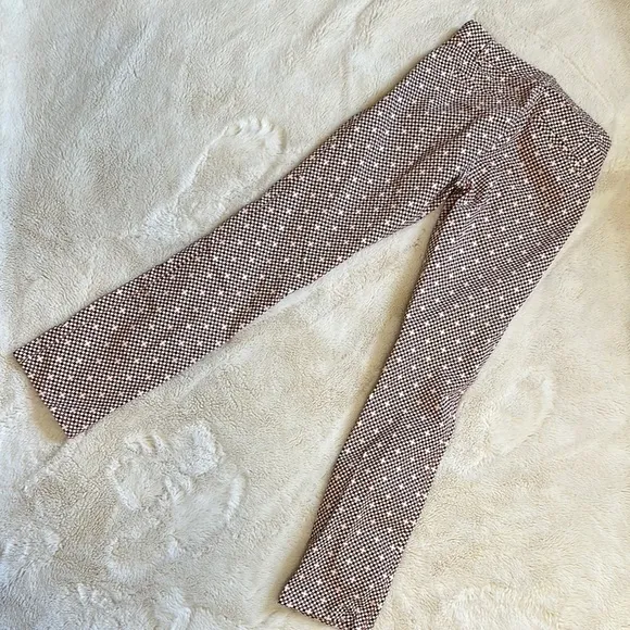 Tory Burch Kaine Geometric Patterned Straight leg Pants Women’s Size 27 EUC