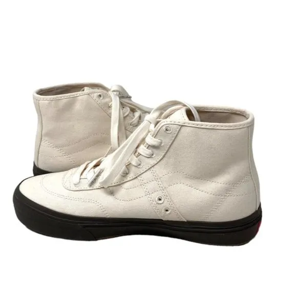 VANS x Quasi Crockett High Decon Shoe Canvas Beige Casual Women Size VN0007QVTBD