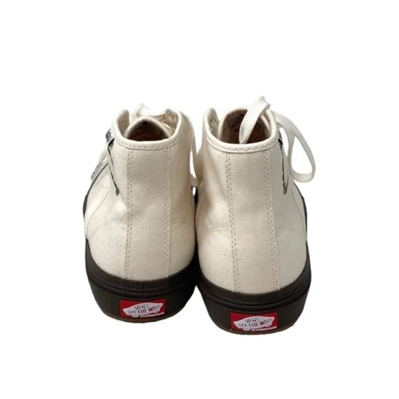 VANS x Quasi Crockett High Decon Shoe Canvas Beige Casual Women Size VN0007QVTBD