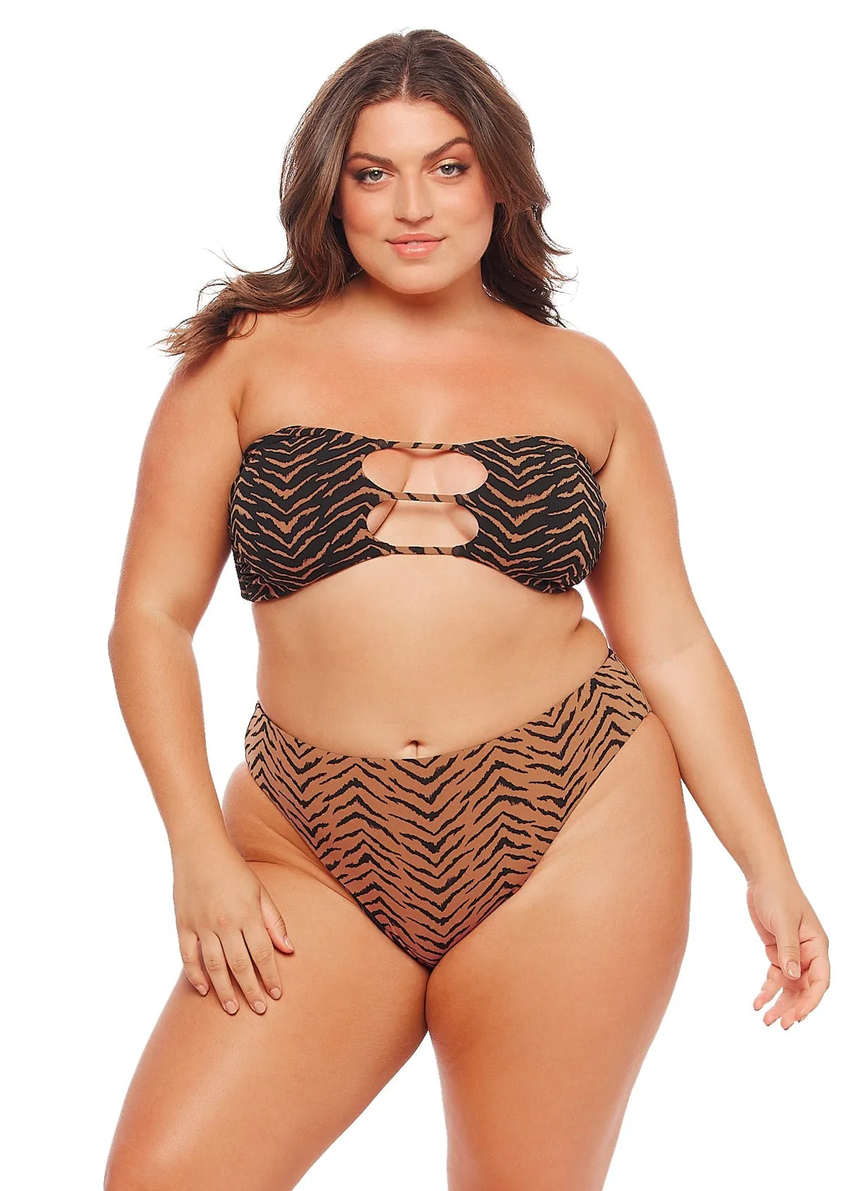 Vegas Top - Tiger Switch Reversible Print
