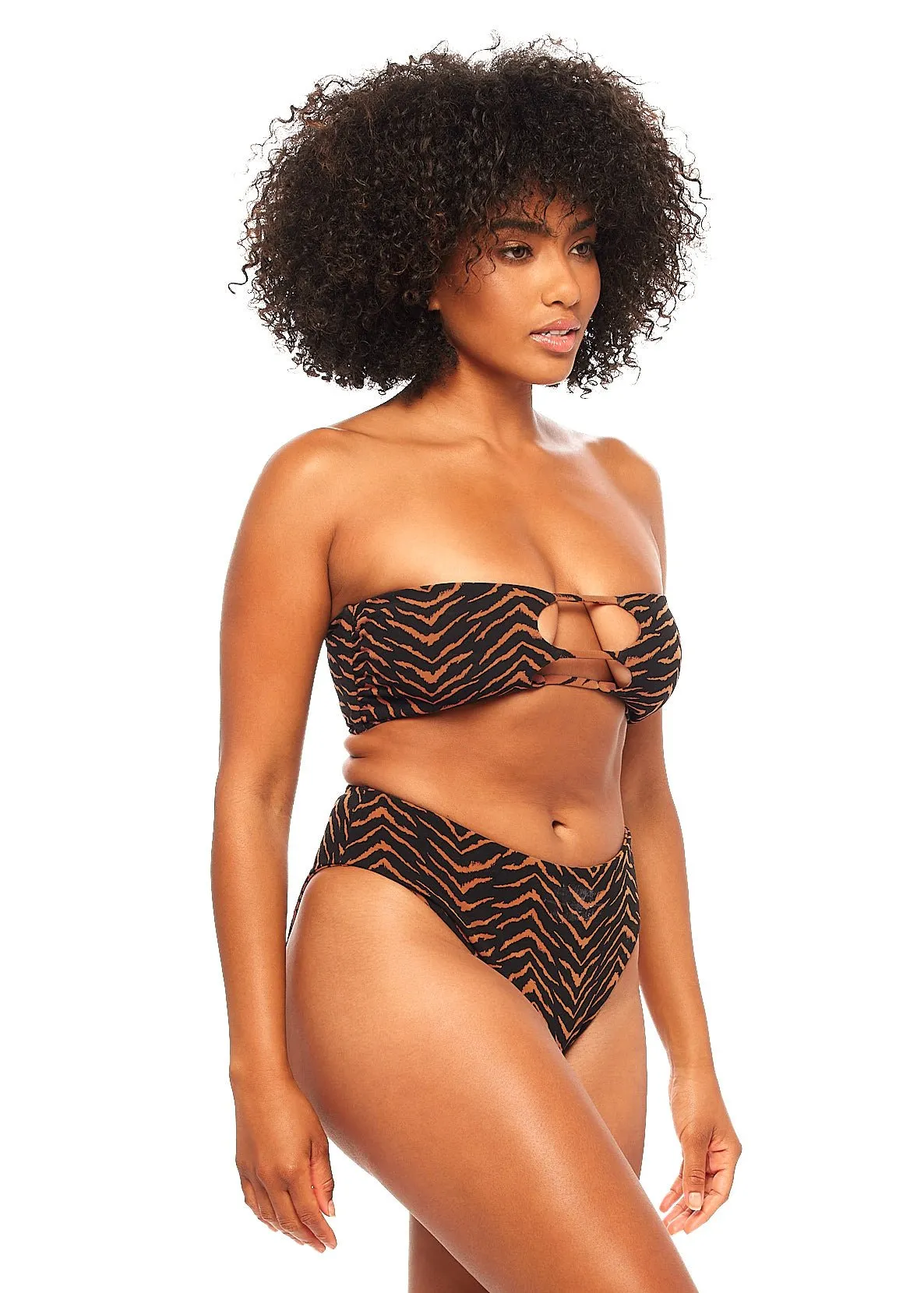 Vegas Top - Tiger Switch Reversible Print