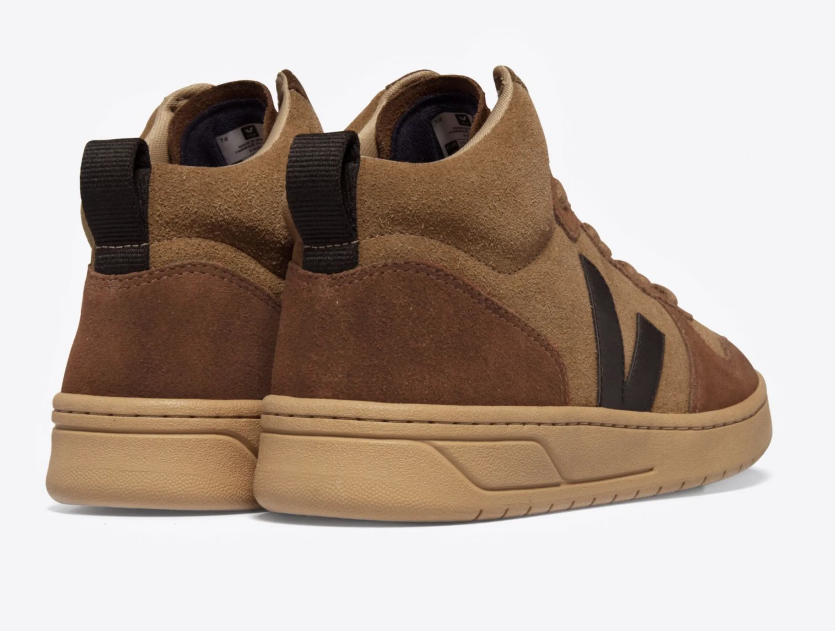 Veja Women's V-15 Suede Brown Black