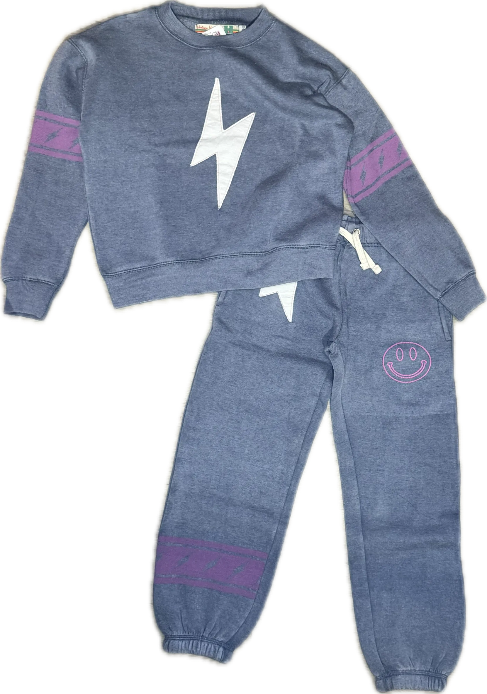 Vintage Havana- Mountain Blue Lightning Patch Set
