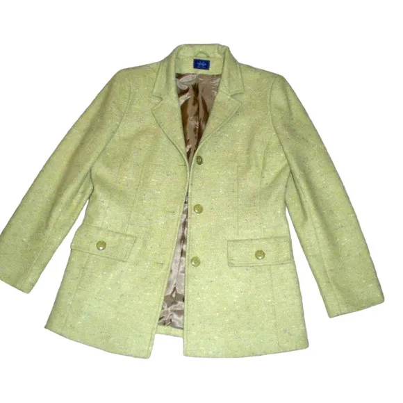 WEINBERG Weekend STYLISH BLAZER JACKET~ 40~Wool &amp;Angora~Made in France