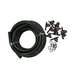 Wiska 10112307 Brace Contractor Pack PP Polypropylene M25 Black IP68