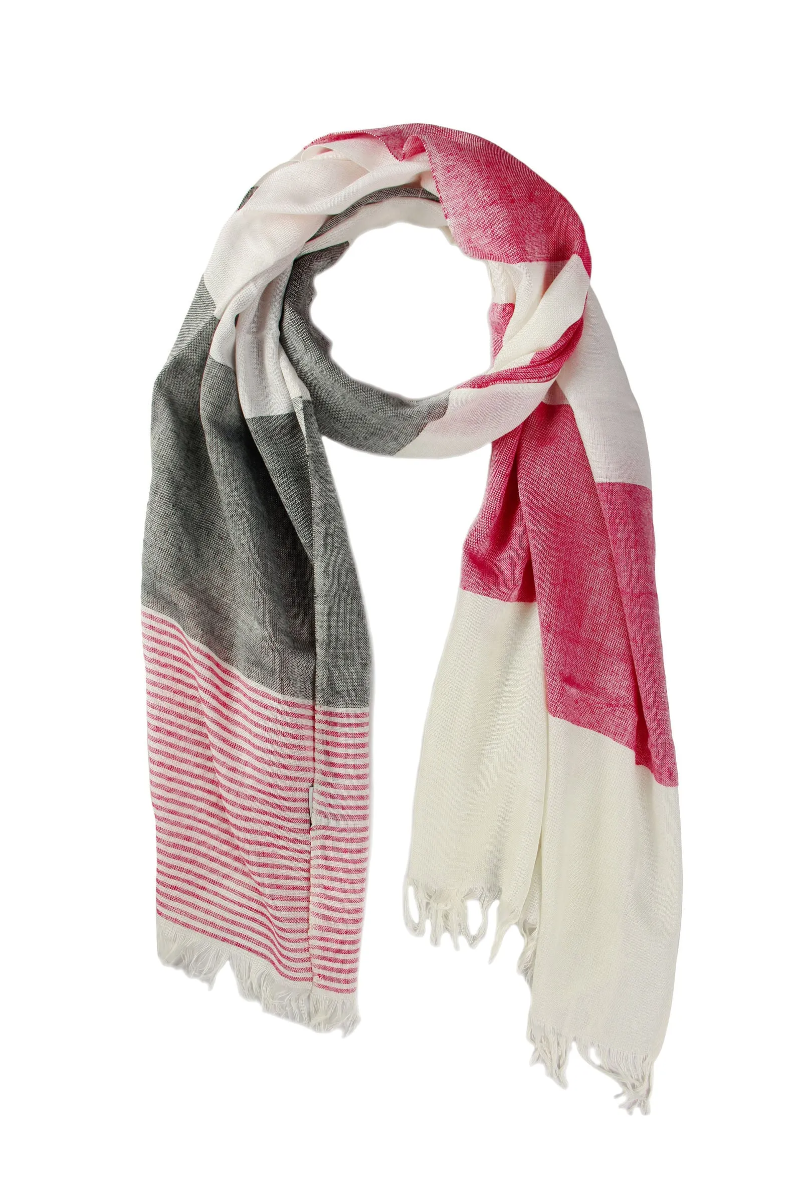 Zinnia Striped Scarf