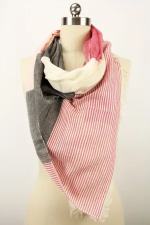 Zinnia Striped Scarf